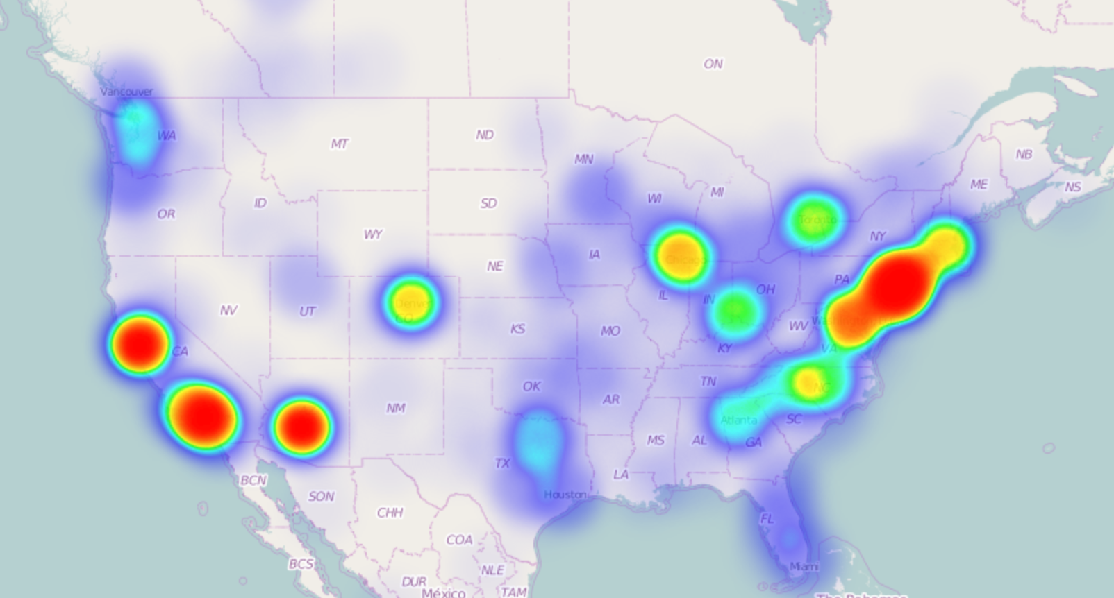 Heat Map Reports Sample